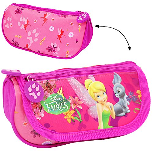 alles-meine.de GmbH Federmappe/Kosmetiktasche - Fairies - Tinkerbell - Stiftemappe & Schlamper Etui - Leer - Stifterolle rund - Federtasche Schlamperrolle - Federmäppchen S.. von alles-meine.de GmbH