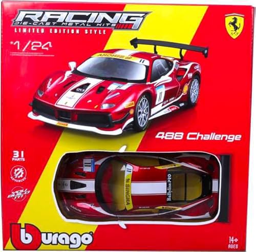 alles-meine.de GmbH Ferrari 488 Challenge Coupe Rot Rennversion Nr 11 Modell ab 2015 Version Ab Genf Autosalon 2018 Bausatz 1/24 Burago Modell Auto mit individiuellem Wunschkennz.. alles-meine.de GmbH Ferrari 488 Challenge Coupe Rot Rennversion Nr 11 Modell ab 2015 Version Ab Genf Autosalon 2018 Bausatz 1/24 Burago Modell Auto mit individiuellem Wunschkennz.. von alles-meine.de GmbH