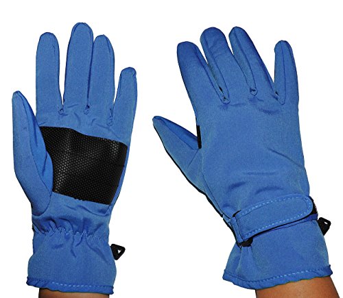 alles-meine.de GmbH Fingerhandschuhe Softshell - Azur blau - Thermo gefüttert mit Fleece - dünner Thermohandschuh - Größe: 5 bis 6 Jahre - wasserdicht + atmungsaktiv Soft Shell -.. von alles-meine.de GmbH