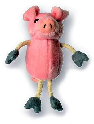 alles-meine.de GmbH Fingerpuppe - Schwein/Sau - Ferkel Tier Haustier Bauernhof Handspielpuppe - für Kinder & Erwachsene - Handspielpuppen - Fingerhandspielpuppe von alles-meine.de GmbH