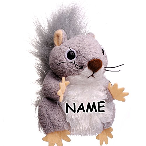 alles-meine.de GmbH Fingerpuppe - süßes Eichhörnchen - inkl. Name - 11 cm - Fingertiere/Fingerspielpuppe - Handpuppe/Handspielpuppe - Plüsch - Eichkätzchen/Eichkater - .. von alles-meine.de GmbH