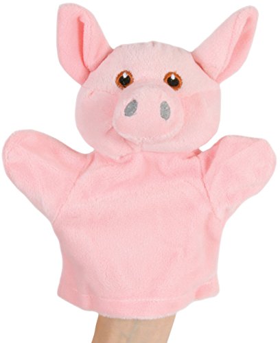 alles-meine.de GmbH Handpuppe/Handspielpuppe - lustiges Schwein - Gesicht aufwendig aufgestickt - für Babys & Kleinkinder - Arme beweglich - superweich - ab Geburt - Handpu.. von alles-meine.de GmbH