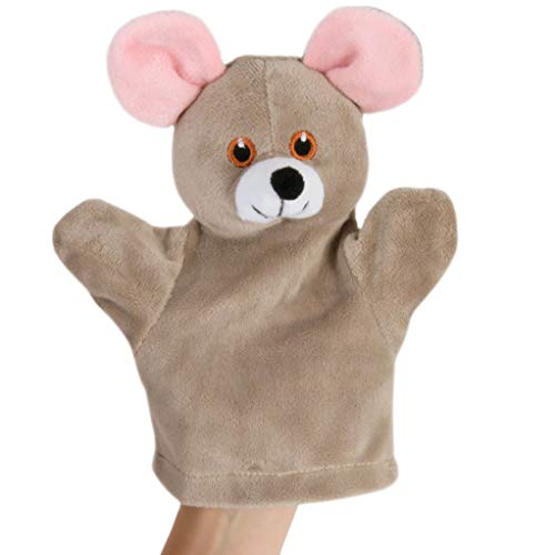 alles-meine.de GmbH Handpuppe/Handspielpuppe - süße Maus - Mäuschen - Gesicht aufwendig aufgestickt - ab Geburt - für Babys & Kleinkinder - Arme beweglich - superweich - Kinder.. von alles-meine.de GmbH