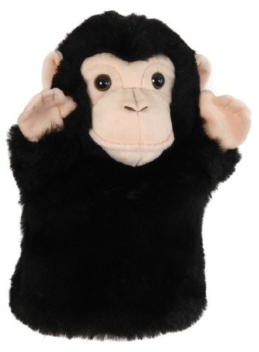 alles-meine.de GmbH Handpuppe - AFFE Schimpanse/Afrika Zoo - Zootier Tier Wildtier Handspielpuppe/Kasperletheater - für Kinder & Erwachsene - Plüschtier von alles-meine.de GmbH