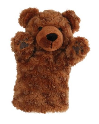 alles-meine.de GmbH Handpuppe - Bär braun/Teddy Bären Zoo Zootier Tier - Wildtier Handspielpuppe - Kasperletheater - Kasperlefigur - Plüschtier für Kinder & Erwachsene von alles-meine.de GmbH