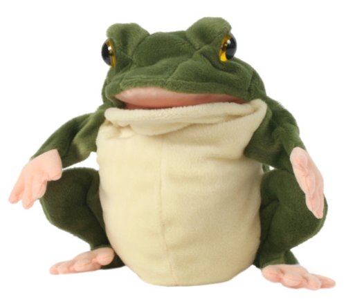 alles-meine.de GmbH Handpuppe - Frosch - Lurch Kröte Prinz Tier/Haustier Bauernhof Handspielpuppe - Handpuppen Kasperletheater - Kinder & Erwachsene - Quack Frosch/Prinz von alles-meine.de GmbH