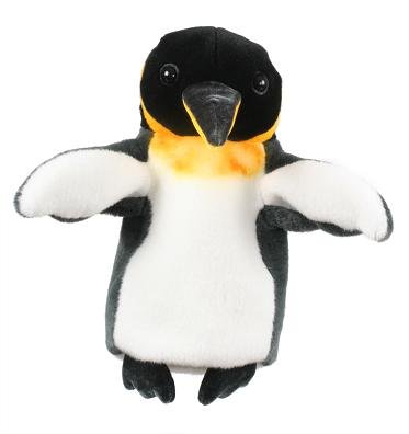 alles-meine.de GmbH Handpuppe Pinguin Königspinguin Polar Zoo - Handspielpuppe Kasperlfigur - Plüschtier für Kinder & Erwachsene - Kasperle - Märchen/Pinguine - Schnee - Zootie von alles-meine.de GmbH