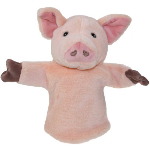 alles-meine.de GmbH Handpuppe - Schwein Sau Ferkel Tier/Haustier Bauernhof Handspielpuppe - Kasperletheater - für Kinder & Erwachsene - Plüschtier von alles-meine.de GmbH