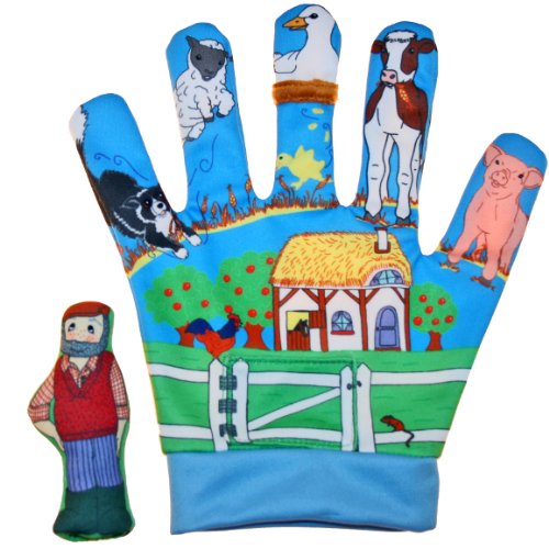 alles-meine.de GmbH Handschuh Bauernhof Tiere Tier Kuh Schwein Fingerpuppe Handspielpuppe von alles-meine.de GmbH