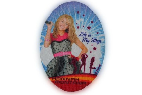 alles-meine.de GmbH Hannah Montana 8 cm * 11 cm Bügelbild Aufnäher Applikation Miley Cyrus Schule von alles-meine.de GmbH