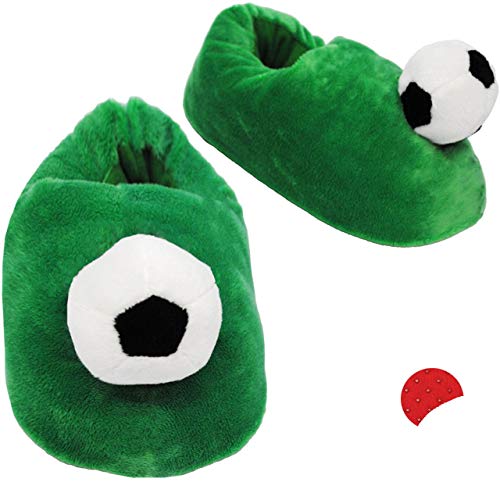 alles-meine.de GmbH Hausschuhe/Pantoffel - Fussball - Größe Gr. 36-37 - 38-39 - 40-41__ schön warm__ Plüschhausschuh/grün - für Kinder & Erwachsene - ABS Sohle ru.. alles-meine.de GmbH Hausschuhe/Pantoffel - Fussball - Größe Gr. 36-37 - 38-39 - 40-41__ schön warm__ Plüschhausschuh/grün - für Kinder & Erwachsene - ABS Sohle ru.. von alles-meine.de GmbH