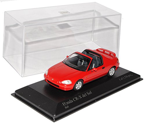 alles-meine.de GmbH Hon-da CR-X Del Sol Typ EH6 Rot 1992-1998 1/43 Minichamps Modell Auto mit individiuellem Wunschkennzeichen von alles-meine.de GmbH