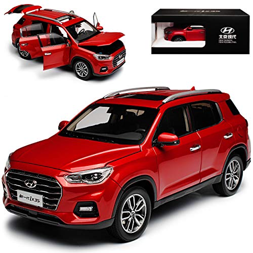 alles-meine.de GmbH Hyundai IX35 Tucson SUV Rot Ab 2015 1/18 PA*u*d*i Modell Auto mit individiuellem Wunschkennzeichen von alles-meine.de GmbH