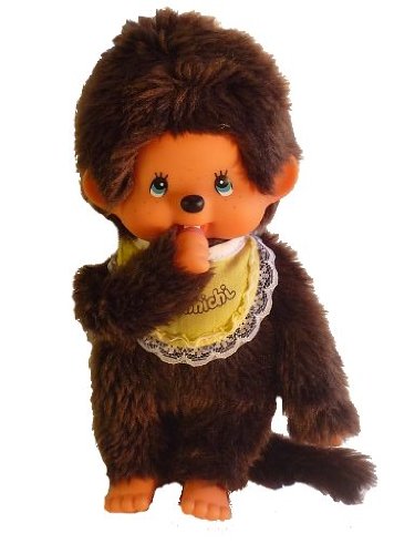 Junge MONCHICHI MONCHHICHI Boy 20 cm gelbes Lätzchen gelber Latz Kinderland von alles-meine.de GmbH