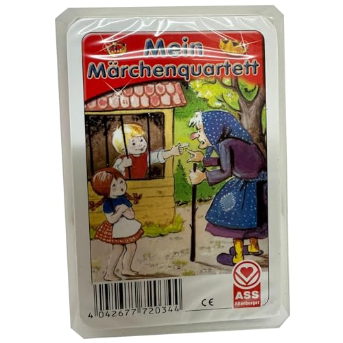 alles-meine.de GmbH Kartenspiel - Quartett - Sammelkarten - Märchen Geschichten - Kartenspiele Kinder Trumpfspiel Spielen Kinderkartenspiel Top Ass - Märchenquartett von alles-meine.de GmbH