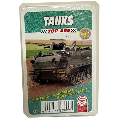 alles-meine.de GmbH Kartenspiel - Quartett - Sammelkarten - Tanks Panzer - Kartenspiele Kinder Trumpfspiel Spielen Kinderkartenspiel Top Ass - Fahrzeuge Militär Militärfahrzeuge .. von alles-meine.de GmbH