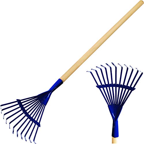 alles-meine.de GmbH Kinder - Laubrechen/Grasharke - Rechen/Harke - aus Holz & Metall - blau - 81 cm lang - stabile Gartengeräte/Gartenset - Kinderharke Laubbesen Fächerbese.. alles-meine.de GmbH Kinder - Laubrechen/Grasharke - Rechen/Harke - aus Holz & Metall - blau - 81 cm lang - stabile Gartengeräte/Gartenset - Kinderharke Laubbesen Fächerbese.. von alles-meine.de GmbH
