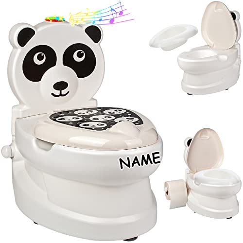 alles-meine.de GmbH Kindertoilette/Töpfchen Spülgeräusch + Licht Panda Bär - inkl. Name mit Wasserspülung Sound - Nachttopf/Babytopf - mit Deckel - weiß - Musik - Toile.. alles-meine.de GmbH Kindertoilette/Töpfchen Spülgeräusch + Licht Panda Bär - inkl. Name mit Wasserspülung Sound - Nachttopf/Babytopf - mit Deckel - weiß - Musik - Toile.. von alles-meine.de GmbH