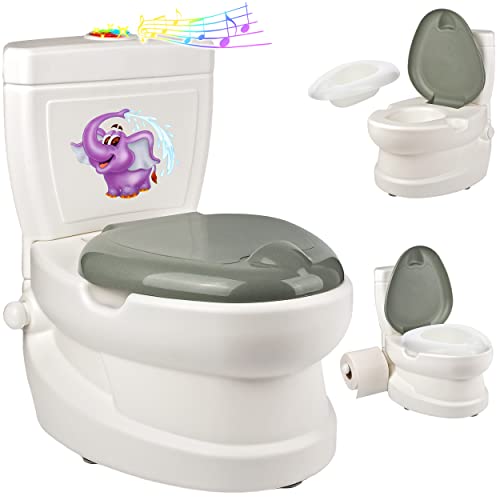 alles-meine.de GmbH Kindertoilette Spülgeräusch + Licht Effekt - Wasserspülung Modell wählbar Töpfchen/Nachttopf/Babytopf - mit Deckel - weiß - Musik - Toilettentrainer.. alles-meine.de GmbH Kindertoilette Spülgeräusch + Licht Effekt - Wasserspülung Modell wählbar Töpfchen/Nachttopf/Babytopf - mit Deckel - weiß - Musik - Toilettentrainer.. von alles-meine.de GmbH