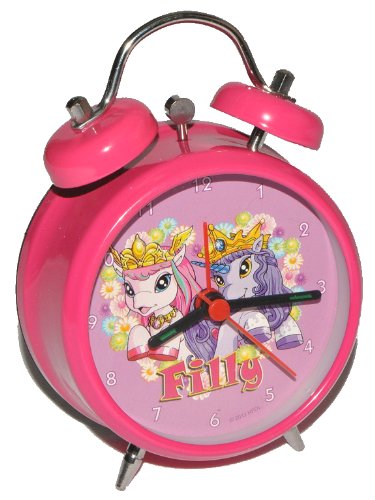 alles-meine.de GmbH Kinderwecker Filly Einhorn Magic - für Kinder Wecker rosa Pferd Metall Alarm Mädchen Kinderwecker Metallwecker Einhörner von alles-meine.de GmbH