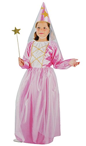 alles-meine.de GmbH Kostüm Fee/Elfe/Prinzessin - 5 bis 7 Jahre - Gr. 116-128 - Karneval Mädchen Kleid rosa - für Kinder Kind Kinderkostüm Fasching - Kleider Prinzessinkleid.. von alles-meine.de GmbH