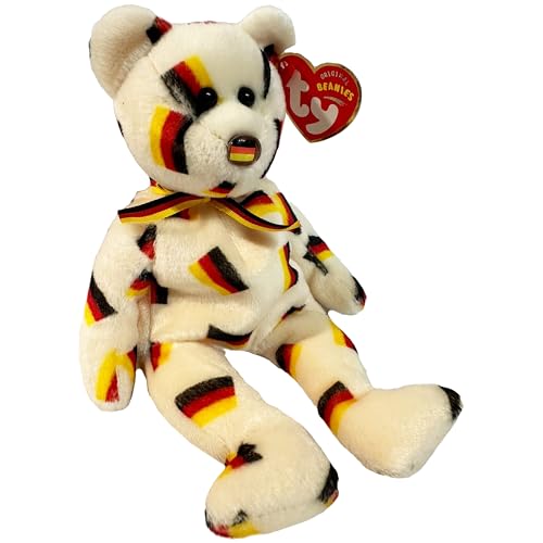 alles-meine.de GmbH Kuscheltier - süßer Teddybär - Deutschland - TY - 23 cm - Plüschtier Baby Kleinkinder Kinder Schmusetier - Beanie Babies Collection 9.05.2003 Deutschlandbär F.. von alles-meine.de GmbH