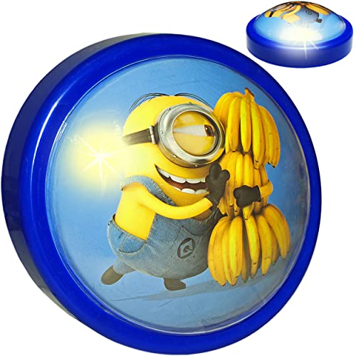 alles-meine.de GmbH LED Nachtlicht - Minions - ich einfach unverbesserlich - blau - Batterie betrieben - magisches Licht & Schlummerlicht - zum Drücken - Touch - Baby/Wand .. von alles-meine.de GmbH