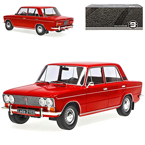 alles-meine.de GmbH Lada 2103 1500 Limousine Rot 1973-1984 1/18 Triple 9 Modell Auto mit individiuellem Wunschkennzeichen von alles-meine.de GmbH