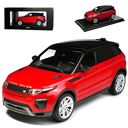 alles-meine.de GmbH Land R*o*v*e*r Range R*o*v*e*r Evoque L538 Rot Metallic 5 Türer Ab 2011 1/18 Kyosho Modell Auto mit individiuellem Wunschkennzeichen von alles-meine.de GmbH