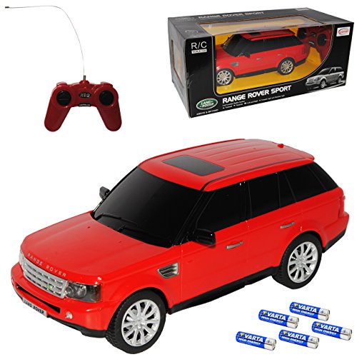 alles-meine.de GmbH Land R*o*v*e*r Range R*o*v*e*r Sport 1. Generation Rot 2005-2013 RC Funkauto - sofort startklar - mit Batterien - mit Beleuchtung - 1/24 Modell Auto mit indiv.. von alles-meine.de GmbH