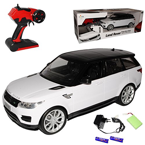 alles-meine.de GmbH Land R*o*v*e*r Range R*o*v*e*r Sport 2. Generation Weiss Ab 2013 - Komplettset mit Akku - 2,4 GHz RC Funkauto 1/14 Modell Auto mit individiuellem Wunschkennze.. von alles-meine.de GmbH