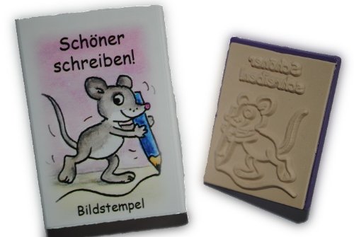 alles-meine.de GmbH Lehrerstempel Stempel Schöner schreiben ! Maus Tier, Pädagogikstempel von alles-meine.de GmbH