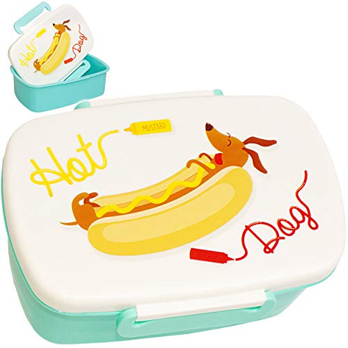 alles-meine.de GmbH Lunchbox/Brotdose - Hotdog - lustiger Hund - Dackel - Bento Box - Brotbüchse Küche Essen - Vesperbrotdose - Schule - Kindergarten Kita - Kinder Vesperdo.. alles-meine.de GmbH Lunchbox/Brotdose - Hotdog - lustiger Hund - Dackel - Bento Box - Brotbüchse Küche Essen - Vesperbrotdose - Schule - Kindergarten Kita - Kinder Vesperdo.. von alles-meine.de GmbH