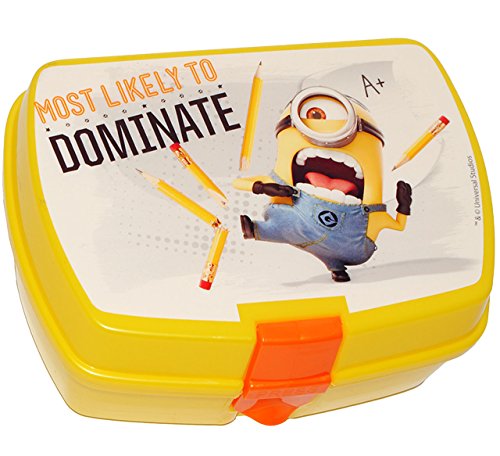 alles-meine.de GmbH Lunchbox/Brotdose - Minion - Ich einfach unverbesserlich - großes Fach - Brotbüchse Küche Essen - aus Kunststoff - für Mädchen & Jungen - Minion Stuart .. von alles-meine.de GmbH