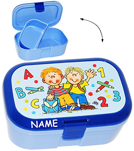 alles-meine.de GmbH Lunchbox/Brotdose - Schule ABC - Jungen - incl. Name - mit extra Einsatz/herausnehmbaren Fach - Brotbüchse Küche Essen - für Kinder - Schulanfang - Ki.. alles-meine.de GmbH Lunchbox/Brotdose - Schule ABC - Jungen - incl. Name - mit extra Einsatz/herausnehmbaren Fach - Brotbüchse Küche Essen - für Kinder - Schulanfang - Ki.. von alles-meine.de GmbH