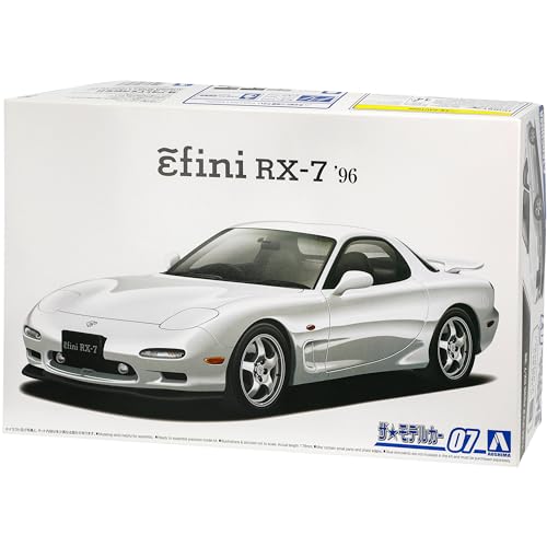 alles-meine.de GmbH Mazda RX-7 FD3S Coupe Weiss 1991-2002 061275 Nr 67 Kit Bausatz 1/24 Aoshima Modell Auto mit individiuellem Wunschkennzeichen von alles-meine.de GmbH