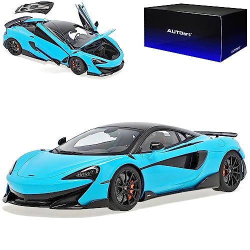 alles-meine.de GmbH McLaren 600LT Coupe Fistral Blau 2018-2021 76083 1/18 AutoArt Modell Auto mit individiuellem Wunschkennzeichen von alles-meine.de GmbH