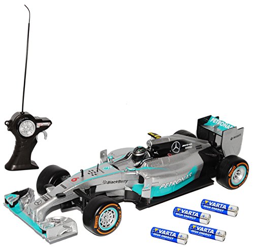 alles-meine.de GmbH Mercedes-B AMG F1 W05 Nico Rosberg Nr 6 Formel 1 2014 40 MHz RC Funkauto - inklusive Batterien - sofort startklar 1/24 Modell Auto von alles-meine.de GmbH