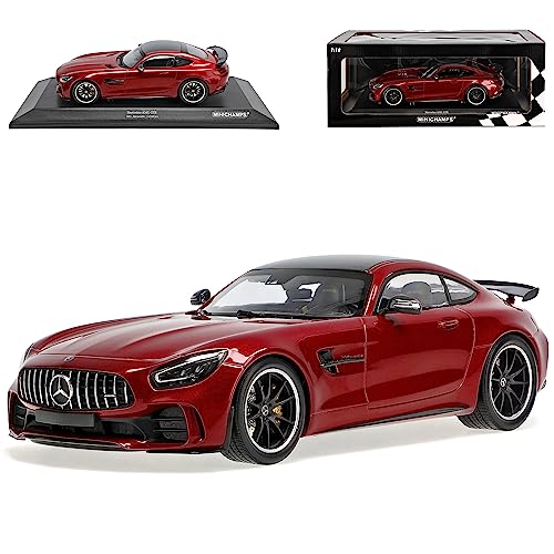 alles-meine.de GmbH Mercedes-B AMG GT R Coupe Rot Metallic 2014-2022 1/18 Minichamps Modell Auto mit individiuellem Wunschkennzeichen von alles-meine.de GmbH