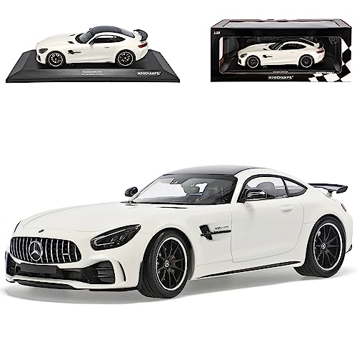 alles-meine.de GmbH Mercedes-B AMG GT R Coupe Weiss Metallic 2014-2022 1/18 Minichamps Modell Auto mit individiuellem Wunschkennzeichen von alles-meine.de GmbH