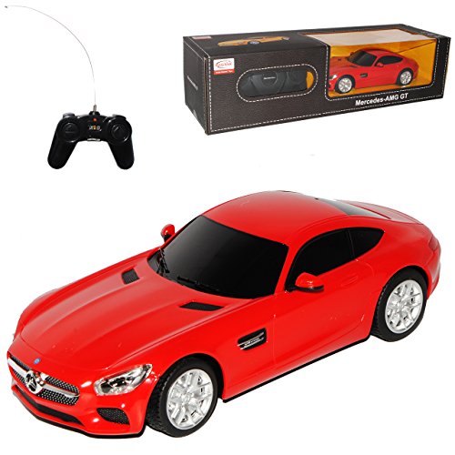 alles-meine.de GmbH Mercedes-B AMG GT S Coupe Rot Sportwagen Ab 2014 RC Funkauto 1/24 Modell Auto mit individiuellem Wunschkennzeichen von alles-meine.de GmbH