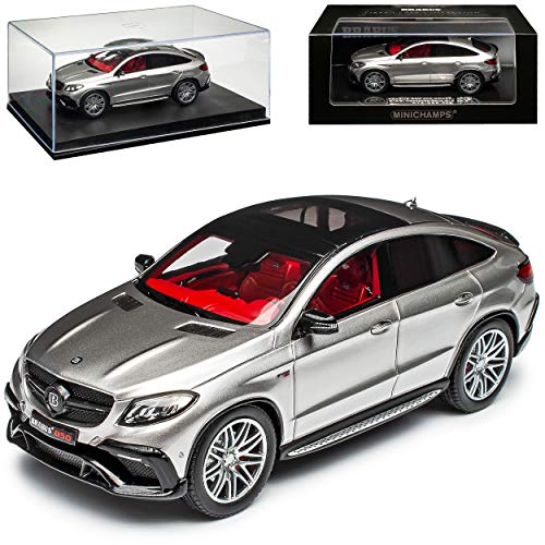 alles-meine.de GmbH Mercedes-B GLE 63S AMG C292 Bra-Bus 850 Silber 2015-2019 1/43 Minichamps Modell Auto mit individiuellem Wunschkennzeichen von alles-meine.de GmbH