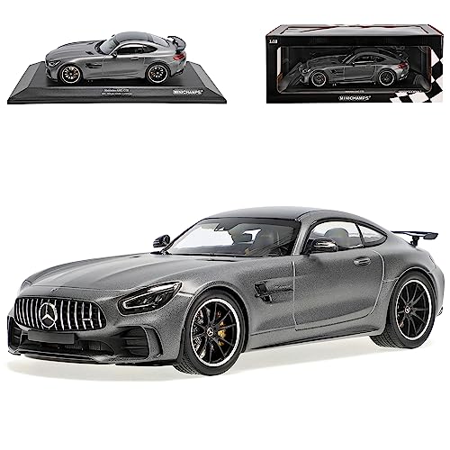 alles-meine.de GmbH Mercedes-Benz AMG GT R Coupe Matt Grau Metallic 2014-2022 1/18 Minichamps Modell Auto mit individiuellem Wunschkennzeichen von alles-meine.de GmbH