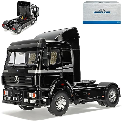 alles-meine.de GmbH Mercedes-B SK II Schwarz 1988-1998 LKW Truck 1/18 Model Car Group Modell Auto mit individiuellem Wunschkennzeichen von alles-meine.de GmbH