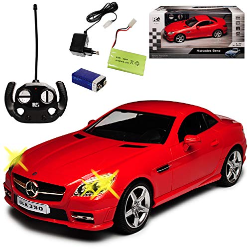 alles-meine.de GmbH Mercedes-B SLK Coupe Rot Ab 2011 - Komplettset mit Akku - RC Funkauto - mit Beleuchtung - sofort startklar - 1/14 Modell Auto mit individiuellem Wunschkennzei.. von alles-meine.de GmbH