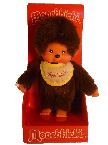 alles-meine.de GmbH Monchhichi Classic, Junge mit ROTEN oder GELBEN Lätzchen - sortierte Lieferung von alles-meine.de GmbH