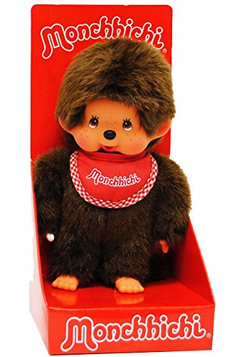 alles-meine.de GmbH Monchhichi - Jungen - Lätzchen - ROT - 20 cm - Bekleidung ausziehbar - Plüschtier/Kuscheltier - Monchichi - Sportlich - groß - AFFE - Kinderplüsch Schmu.. von alles-meine.de GmbH