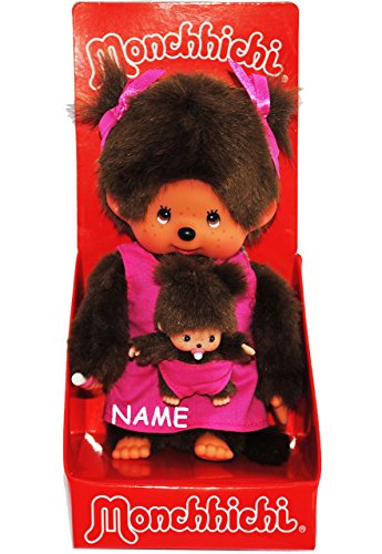 alles-meine.de GmbH Monchhichi - Mädchen - Mutter mit Kind/Baby - Bebichhichi - 2 Zöpfe im Haar - incl. Name - 20 cm - Bekleidung ausziehbar - Plüschtier/Kuscheltier - Mo.. alles-meine.de GmbH Monchhichi - Mädchen - Mutter mit Kind/Baby - Bebichhichi - 2 Zöpfe im Haar - incl. Name - 20 cm - Bekleidung ausziehbar - Plüschtier/Kuscheltier - Mo.. von alles-meine.de GmbH