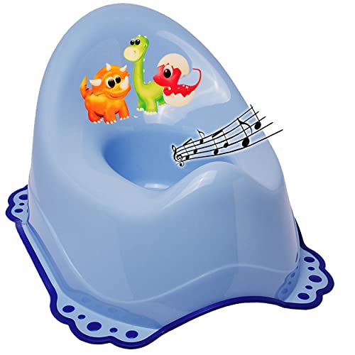 alles-meine.de GmbH Musik & Sound - Anti RUTSCH - Töpfchen/Nachttopf/Babytopf - blau Tiere - Dinosaurier - Dino Bieco - Melody - mit großer Lehne + Spritzschutz - rutschf.. alles-meine.de GmbH Musik & Sound - Anti RUTSCH - Töpfchen/Nachttopf/Babytopf - blau Tiere - Dinosaurier - Dino Bieco - Melody - mit großer Lehne + Spritzschutz - rutschf.. von alles-meine.de GmbH