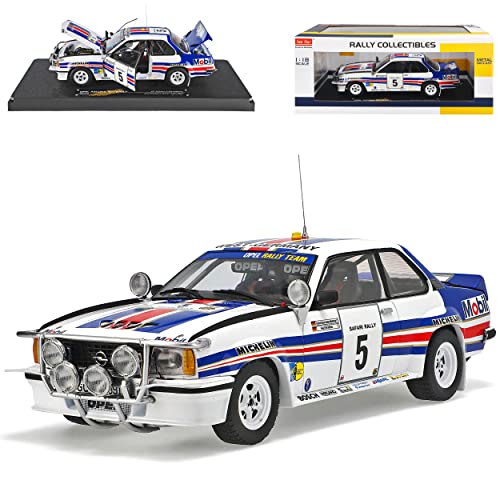 alles-meine.de GmbH Opel Ascona 400 Röhrl Geistdörfer 2. Safari Rally 1982 1/18 Sun Star Modell Auto mit individiuellem Wunschkennzeichen von alles-meine.de GmbH